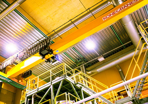 Konecranes EXCXT crane in factory