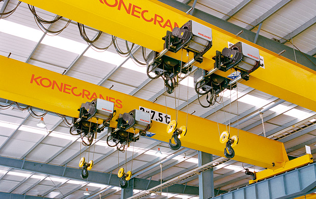 Mehrere synchron geschaltete Seilzüge