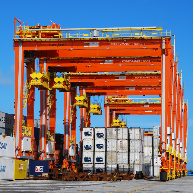 Konecranes Noell RubberTired Gantry Cranes