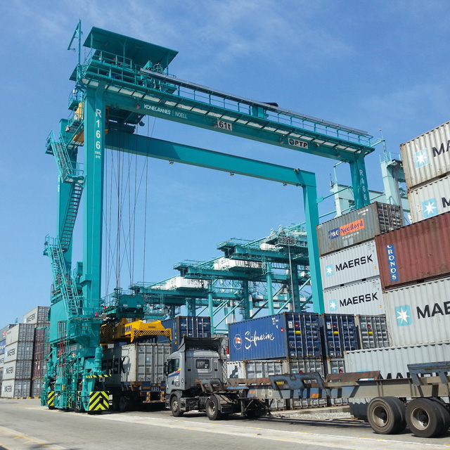 Konecranes Noell RubberTired Gantry Cranes