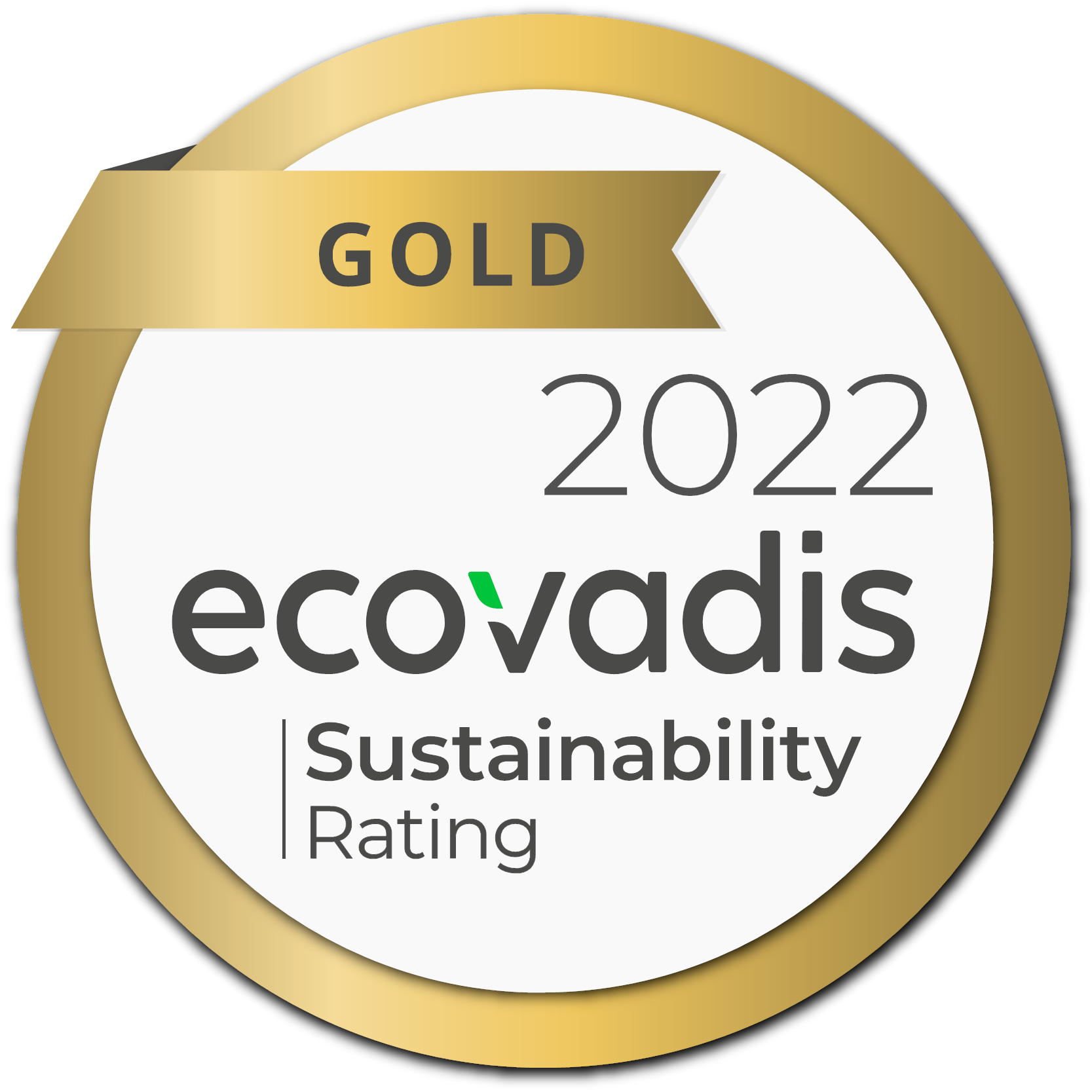 EcoVadis Gold medal 2022