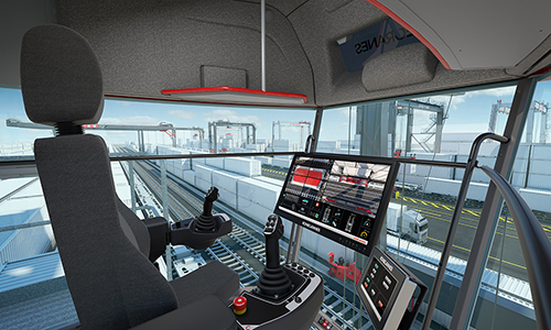 Konecranes Boxporter equipment 3D illustration