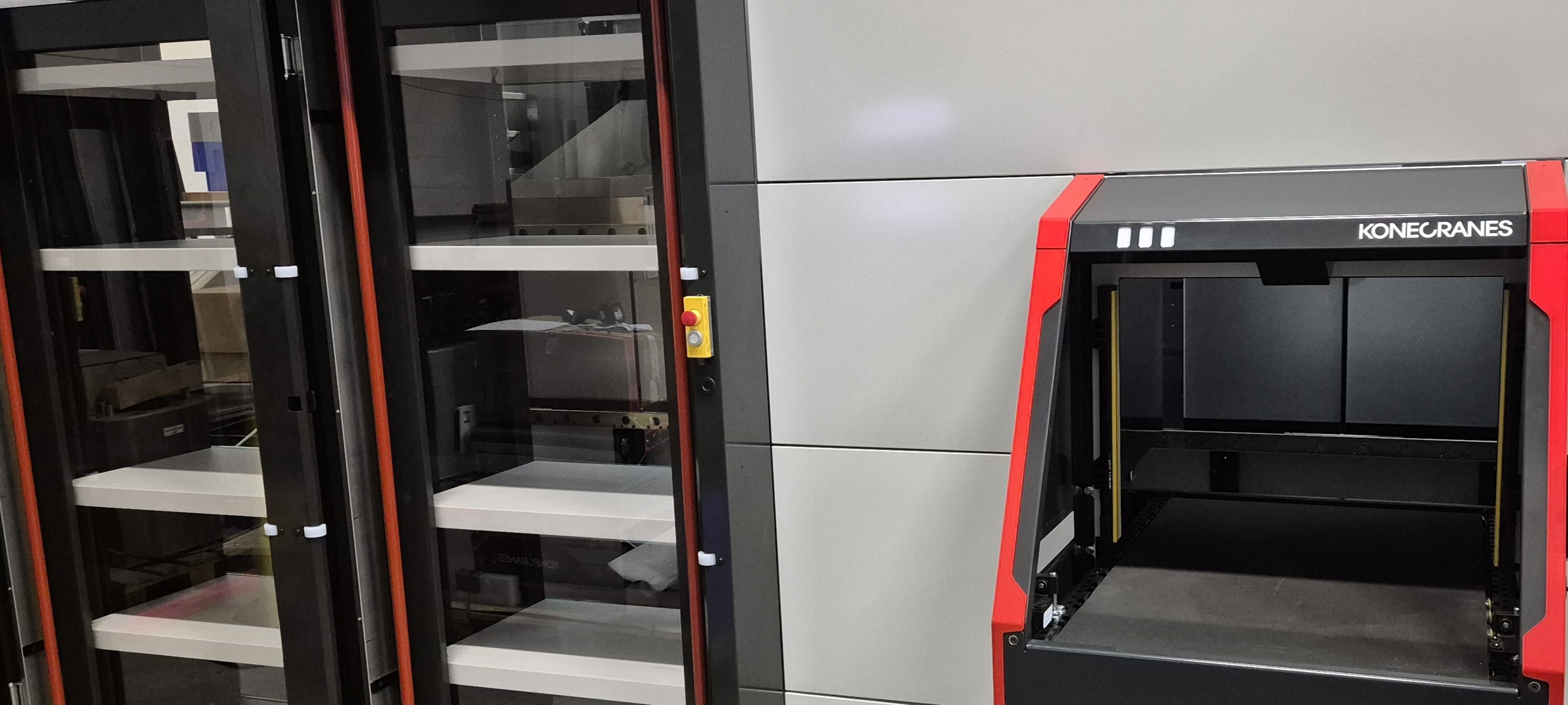 Agilon Autoload Trolley and conveyor interface enabling automated, end-to-end warehouse operations with improved efficiency, accuracy, and safety.