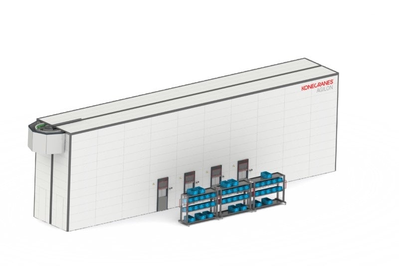 ​​Konecranes Agilon warehouse automation is a unique solution to implement a replenishment process controlled by the customer. With Agilon, the need is created automatically by using material management data.