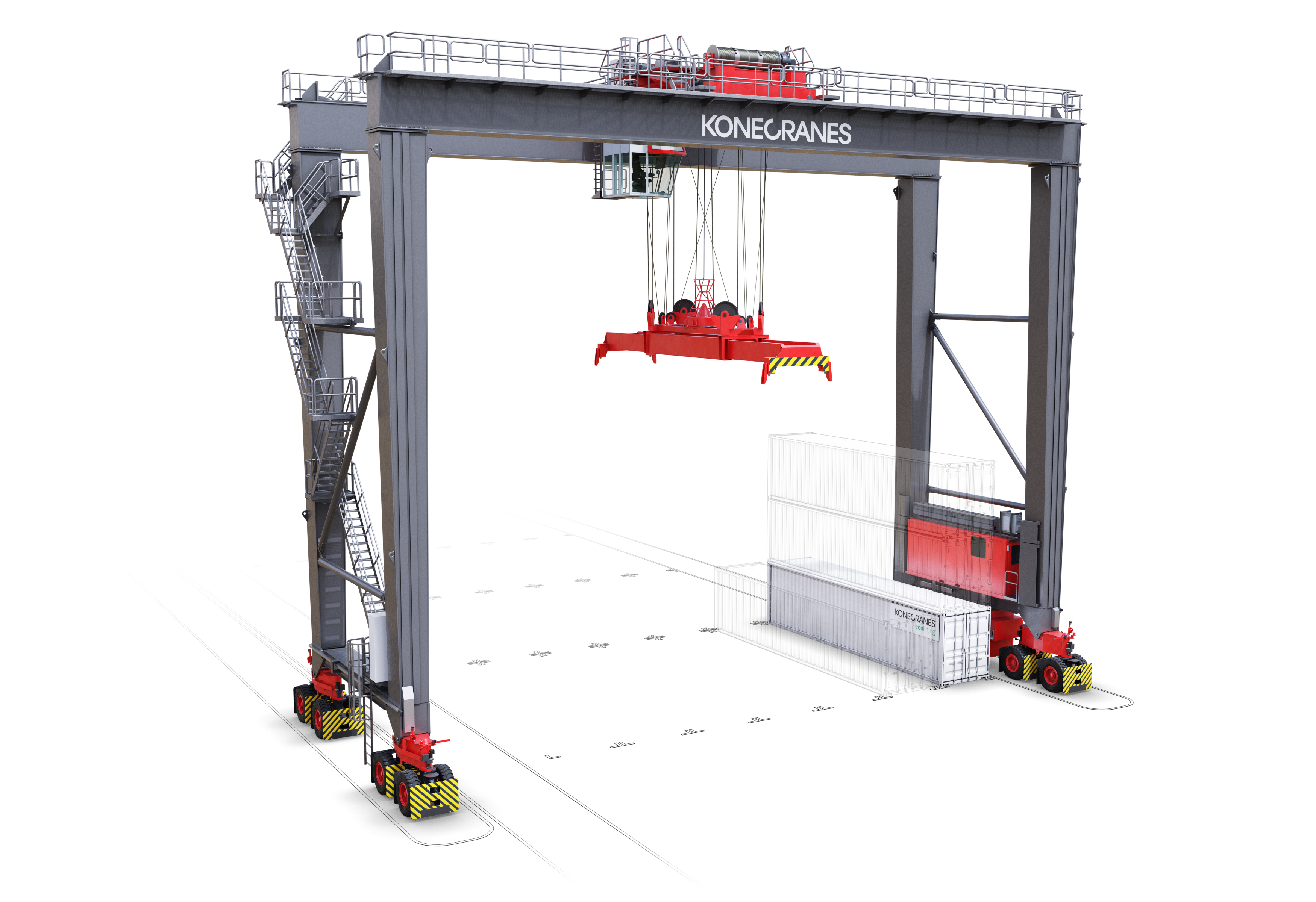 Konecranes battery RTG