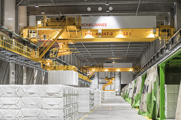 Bioproduct mill cranes