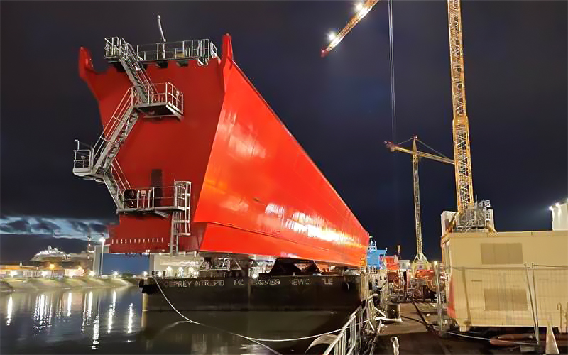 Goliath gantry crane girder