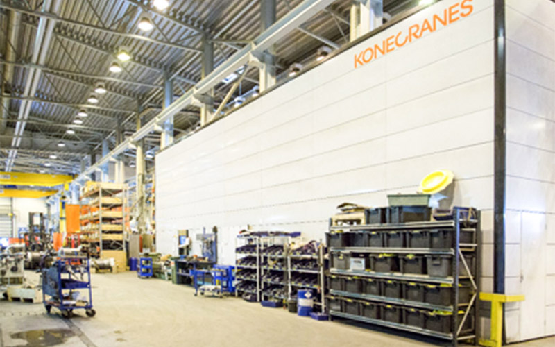 Konecranes Agilon system in warehouse