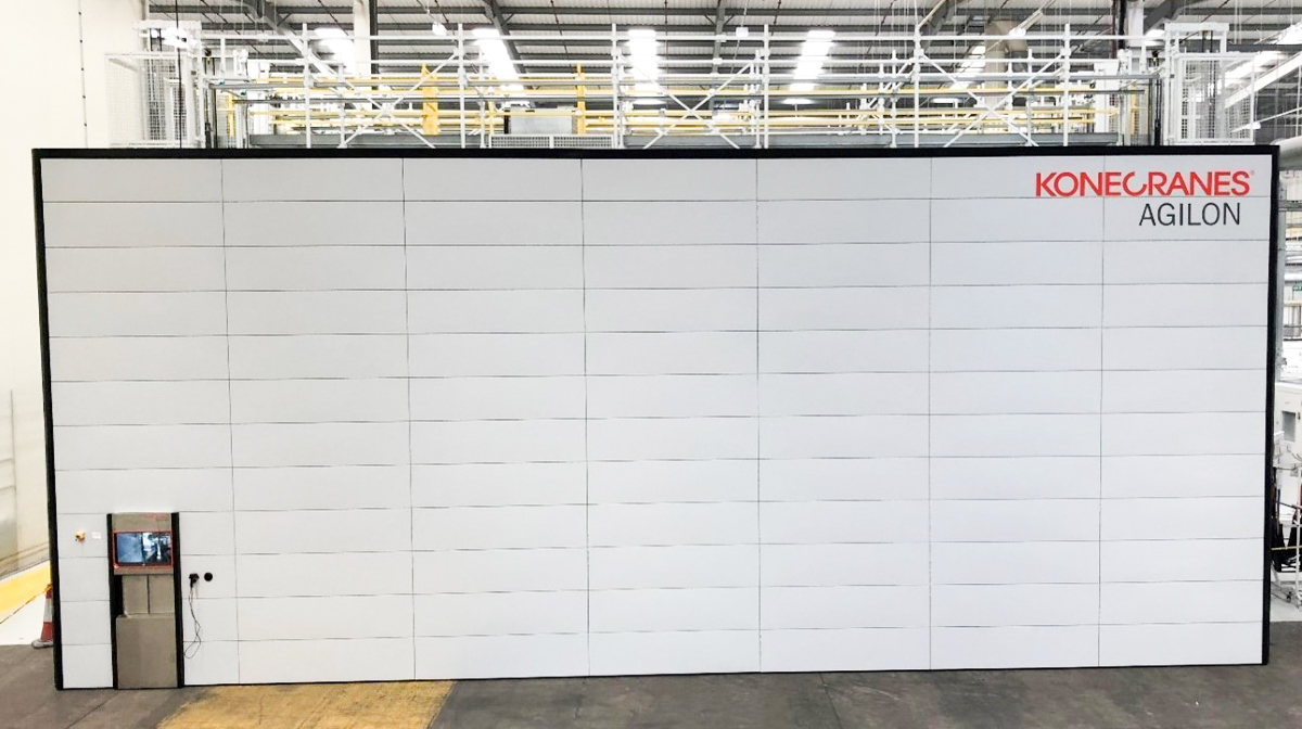 Konecranes Agilon warehouse automation system at OP Mobility
