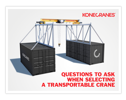 Portable crane white paper thumbnail