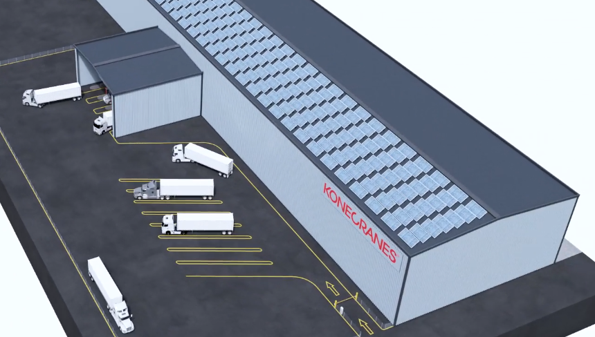 This system accommodates a range of container sizes and integrates seamlessly with several types of horizontal transport equipment, ensuring automation, safety, security, and integration capabilities