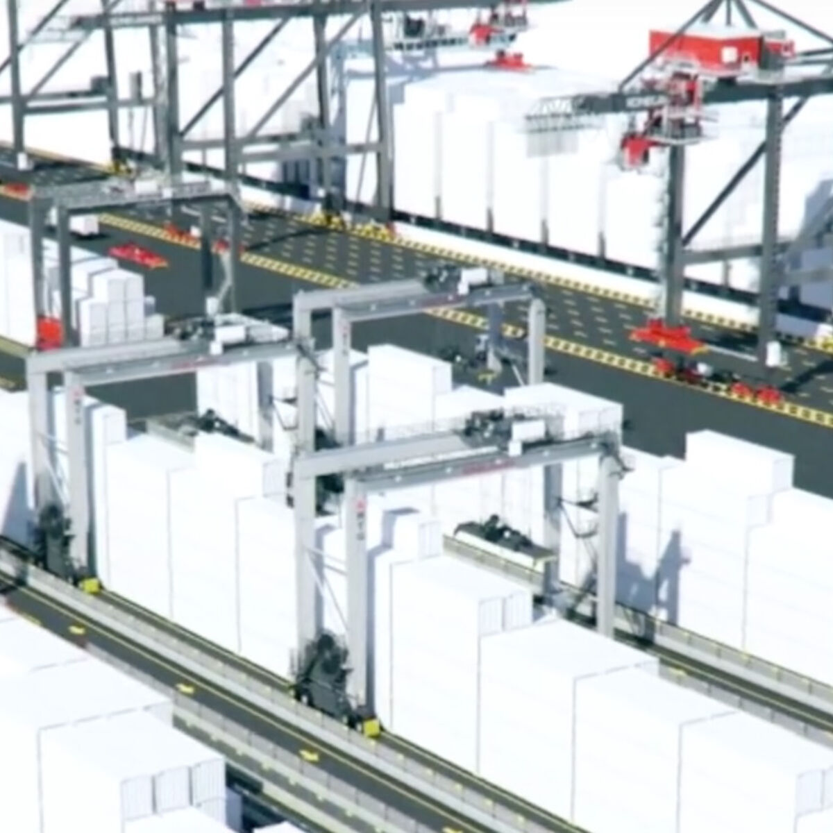 ARTG container handling system by Konecranes Konecranes
