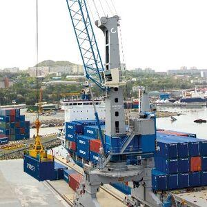 Konecranes Gottwald Model 3 Portal Harbor Crane