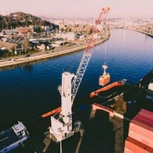 Konecranes Gottwald Model 2 at the DP World Liège Container Terminal