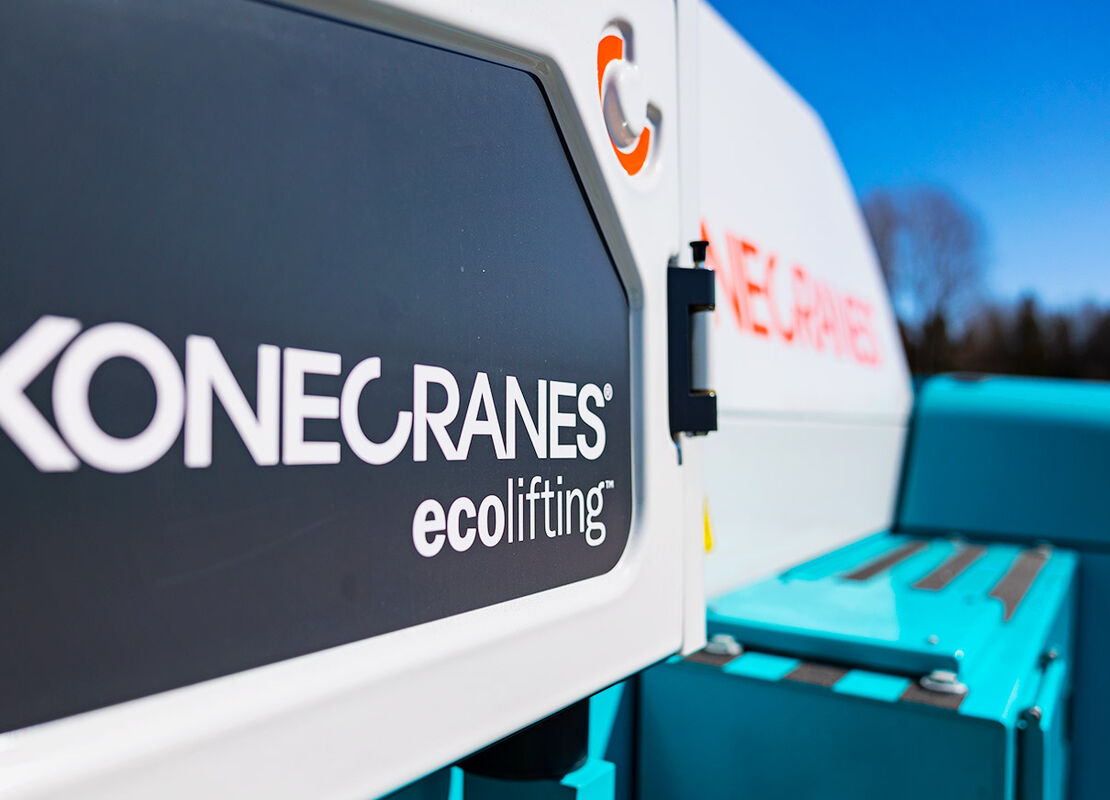 Lifting green Taking care of business for the environment Konecranes