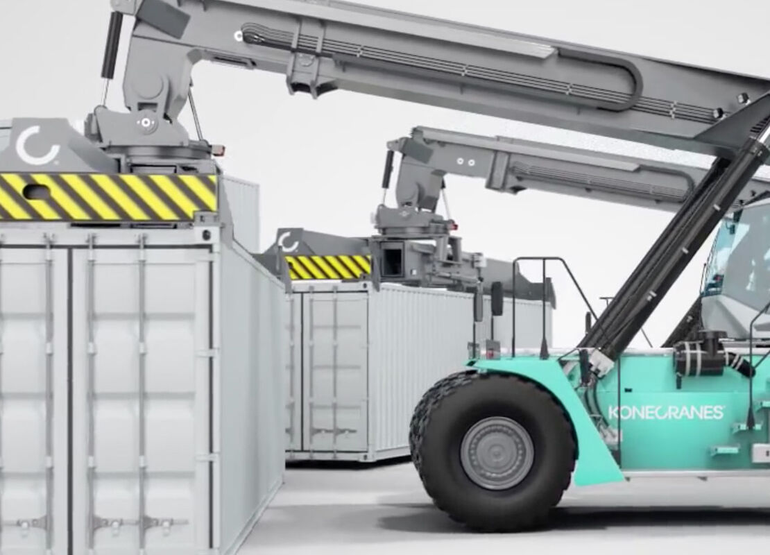 Konecranes Hybrid Reach stacker Konecranes
