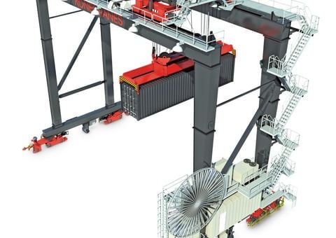 Automated RMG crane image