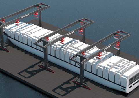 Large vessel at the dock