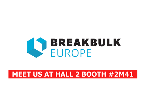 Breakbulk Europe - Meet us at hall 2, booth #2M41