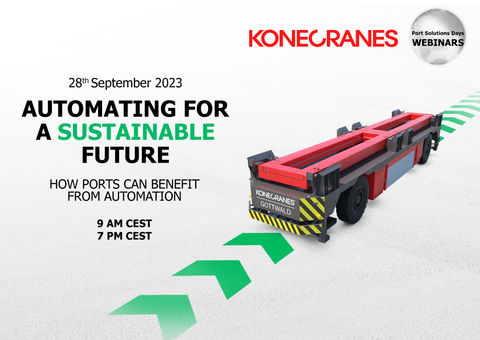 Konecranes Webinar: Automating for a sustainable future 28 September 2023