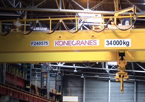 Konecranes coil handling crane