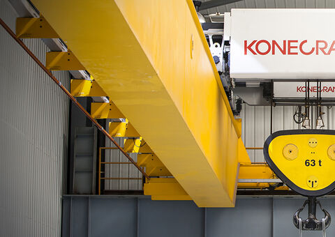 Konecranes open winch crane
