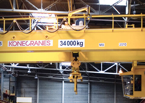 Konecranes coil handling crane