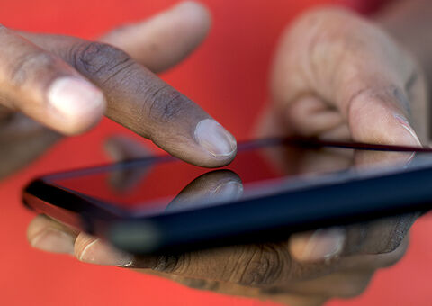 Technician with SLIM device