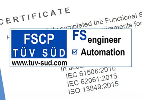 TUV SUD certified
