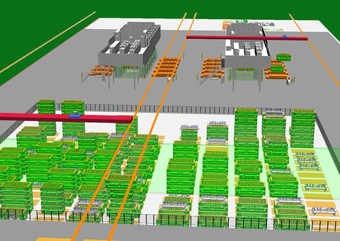 Die handling simulation