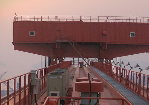 Goliath crane at sunset