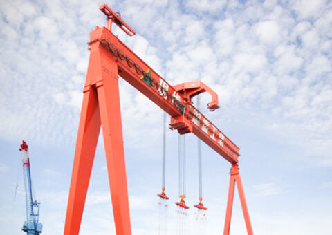 Goliath gantry crane at Hundai Samho shipyard