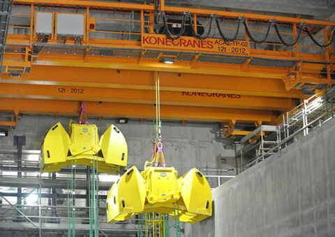 Konecranes sludge crane