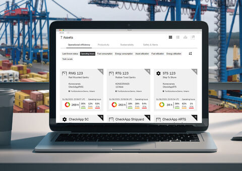 yourKONECRANES on laptop