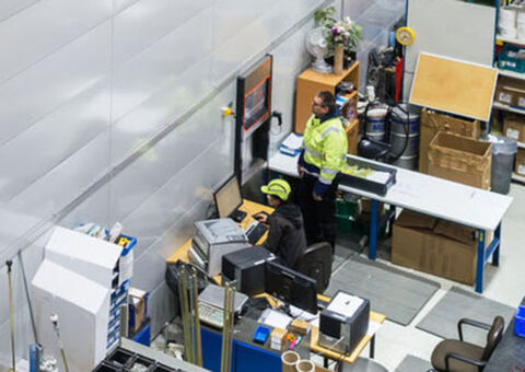 Konecranes Agilon in production facility