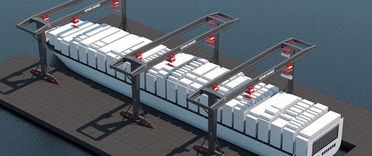 Large vessel at the dock