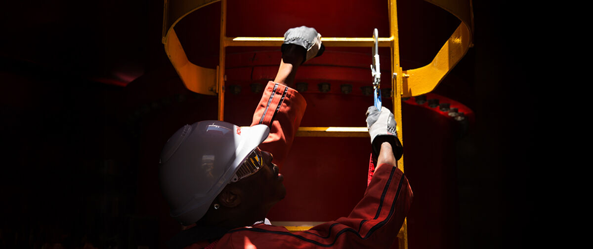 Konecranes technician safety latch