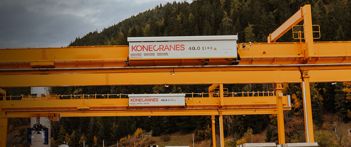 Gantry crane_ARGE customer installation image in Austria