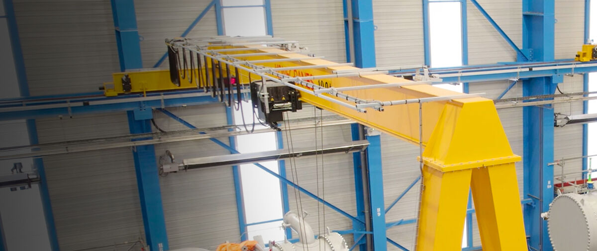 Konecranes gantry cranes in facility