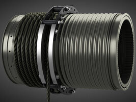 Overhead crane rope guide from Konecranes