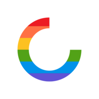 Konecranes logo in rainbow colors