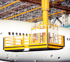 Teleplatform for aircraft maintenance