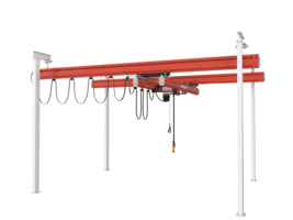 Konecranes KBK_S_Double girder_workstation crane_with D-series