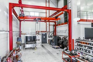 Konecranes KBK Einträger-Hängekran eignen sich für Montage-, Logistik- und Fertigungsprozesse mit häufigem Lastwechsel