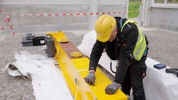 Flexible pre-assembly: Konecranes cranes with lifting capacities of 32 t and 20 t support handling of components throughout the production process. (Image source: Konecranes)