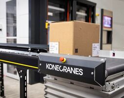 Box transfer testing between mobile automation, conveyor and Agilon