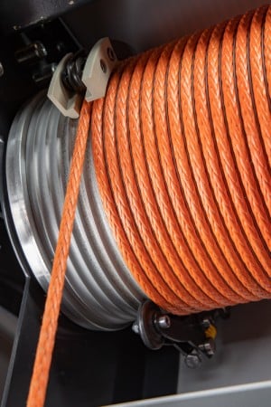 S-series synthetic rope hoist detail