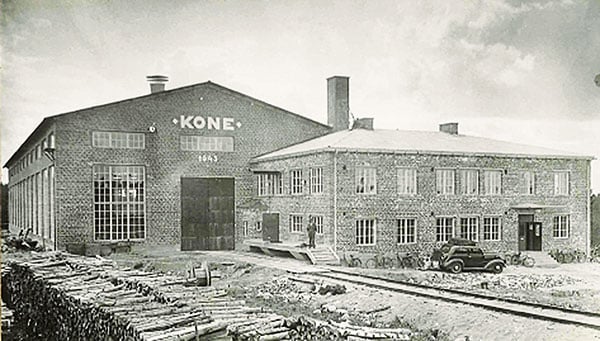 Kone factory in Hyvinkää, Finland, 1940s